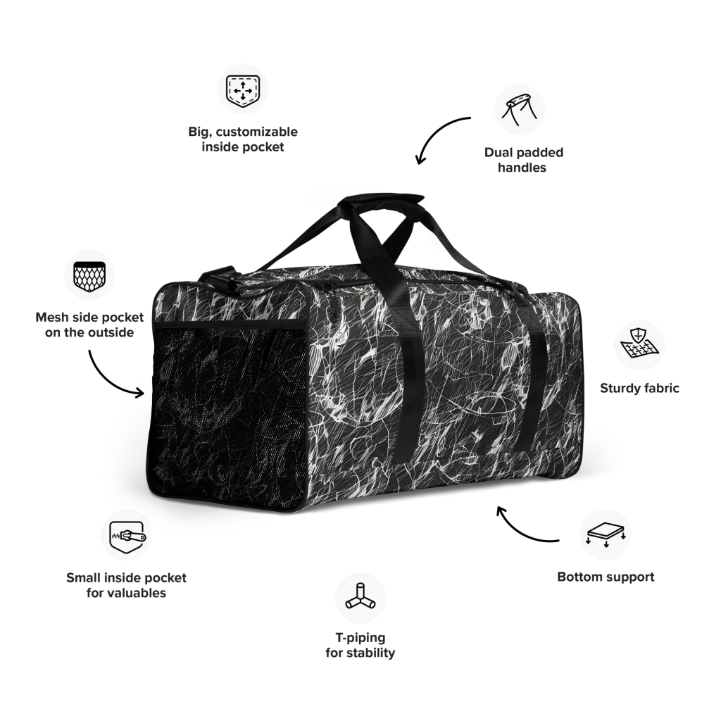Ink Voltage on Duffle Bag — Right Front