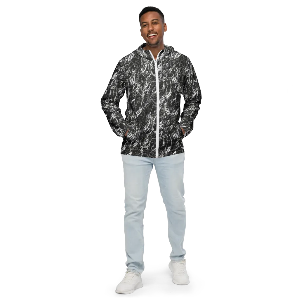 Ink Voltage on Men's Windbreaker — Front