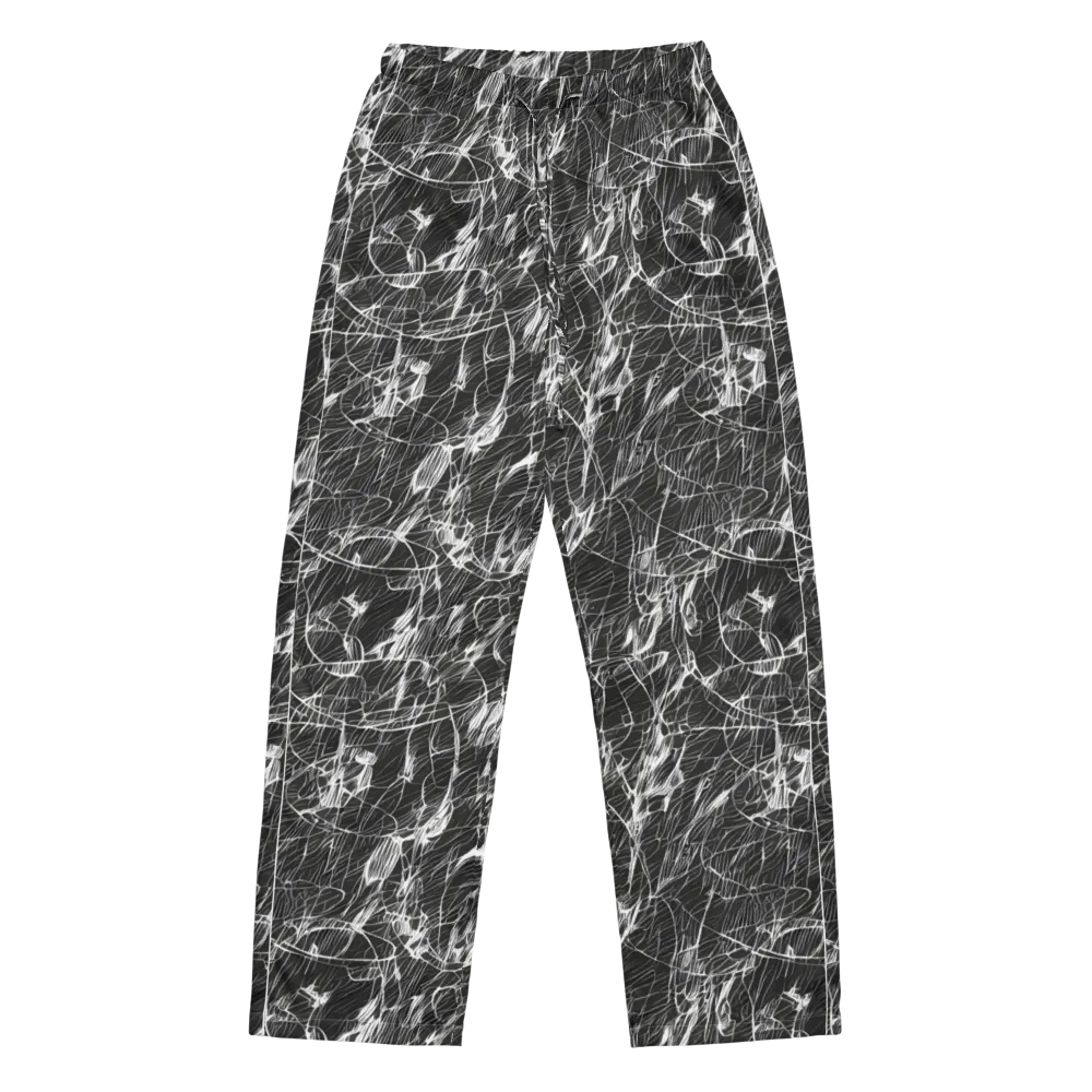 Ink Voltage on Women's Pajama Pants — Front
