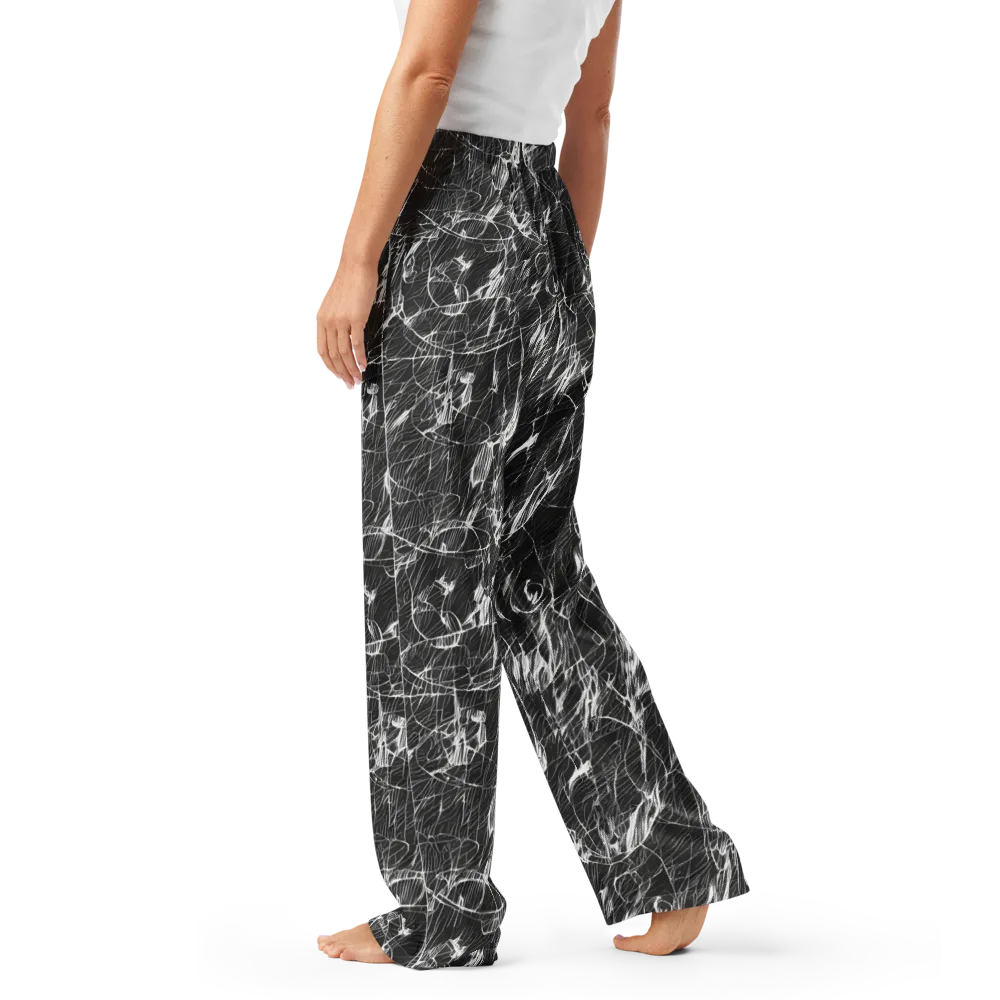 Ink Voltage on Women's Pajama Pants — Left