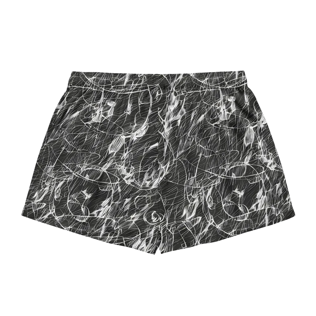 Ink Voltage on Women's Pajama Shorts — Back