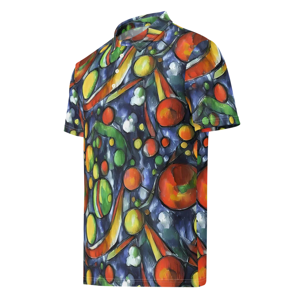 Jewel Tide on Men's Slim Fit Polo Shirt — Left Front