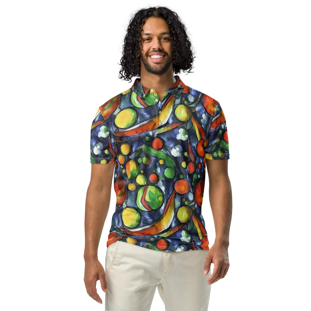 Jewel Tide on Men's Slim Fit Polo Shirt — Front