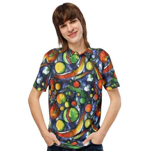 Jewel Tide on a Men's Slim Fit Polo Shirt