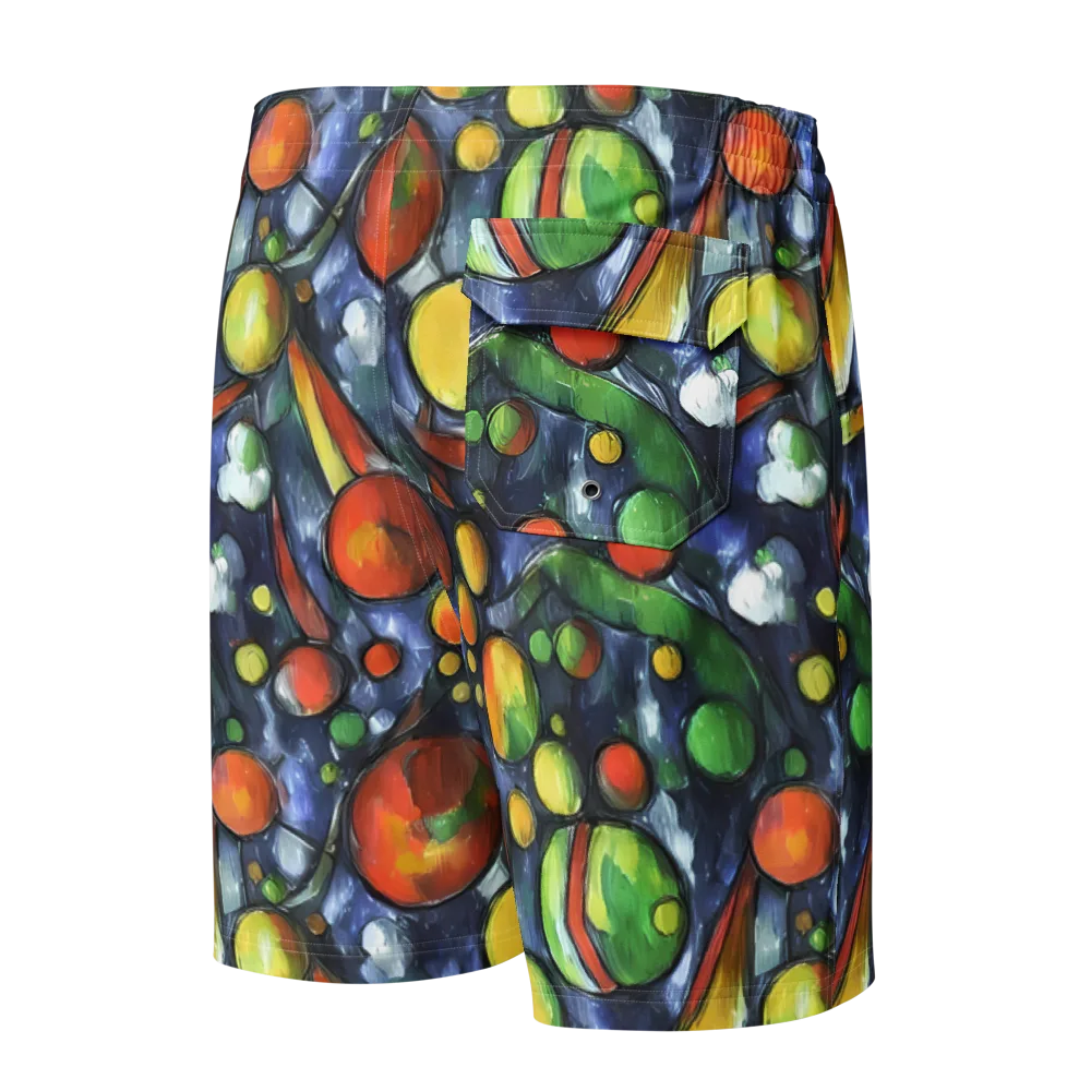 Jewel Tide on Men's Board Shorts — Back