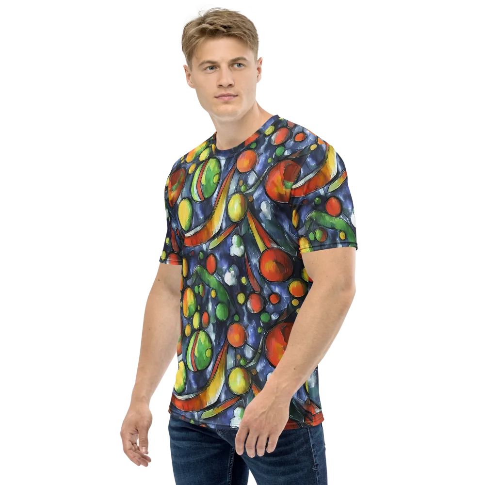 Jewel Tide on Men's Crew Neck T-Shirt — Left