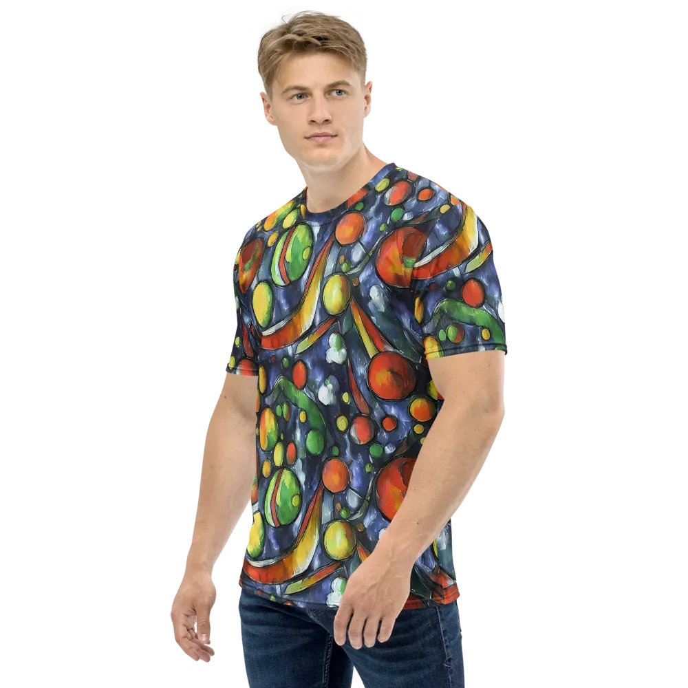 Jewel Tide on Men's Crew Neck T-Shirt — Left