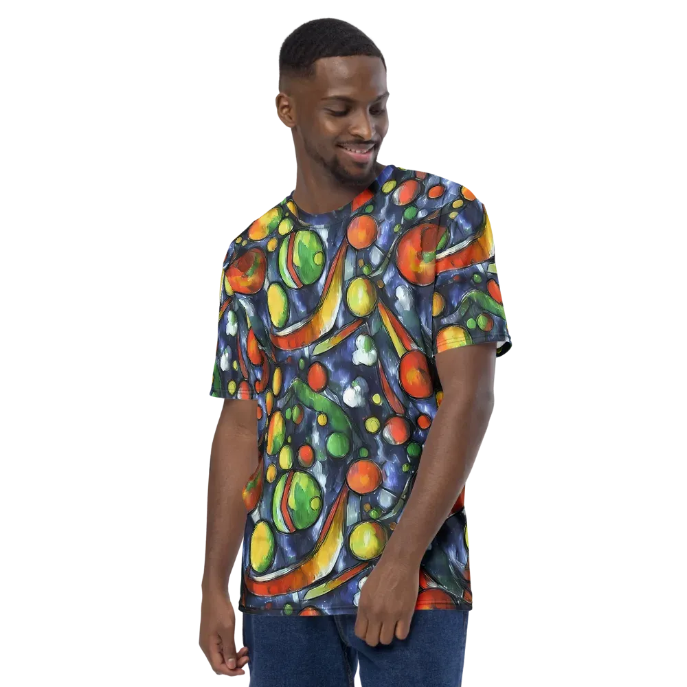 Jewel Tide on Men's Crew Neck T-Shirt — Left