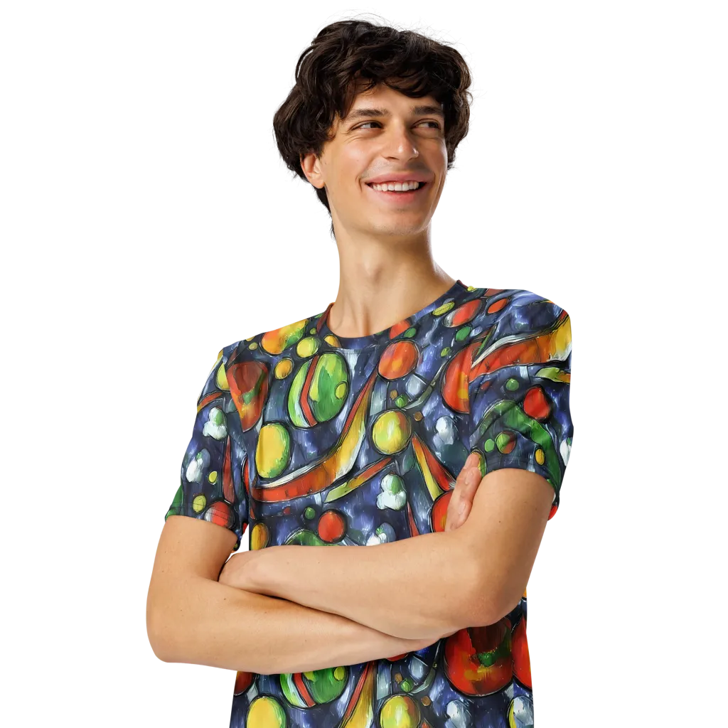 Jewel Tide on Men's Crew Neck T-Shirt — Left Front