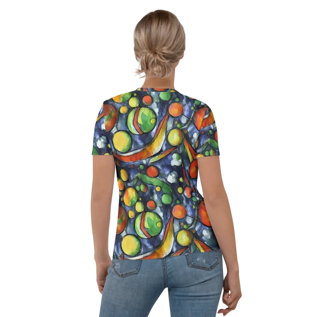 Jewel Tide on Women's Crew Neck T-Shirt — Back