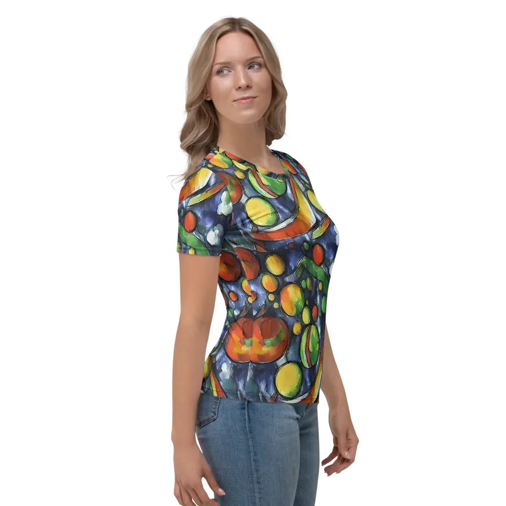 Jewel Tide on Women's Crew Neck T-Shirt — Right