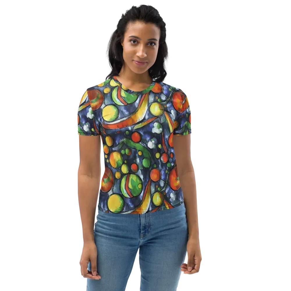 Jewel Tide on Women's Crew Neck T-Shirt — Front
