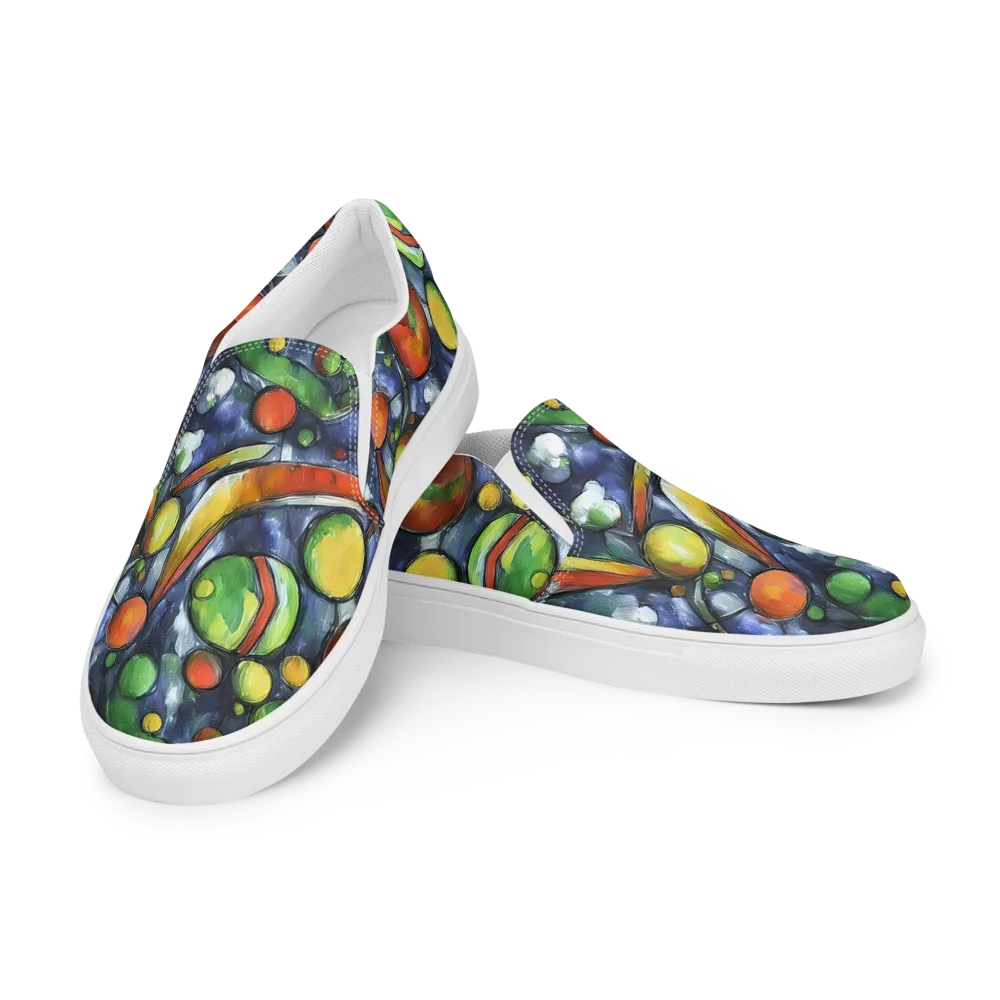 Jewel Tide on Men's Slip-On Canvas Shoes — Left Front
