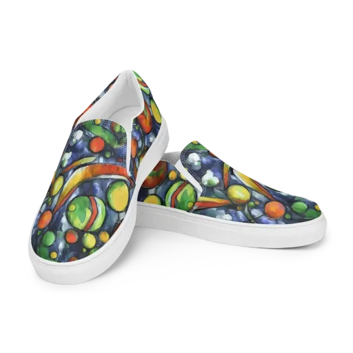 Jewel Tide on a Men's Slip-On Canvas Shoes
