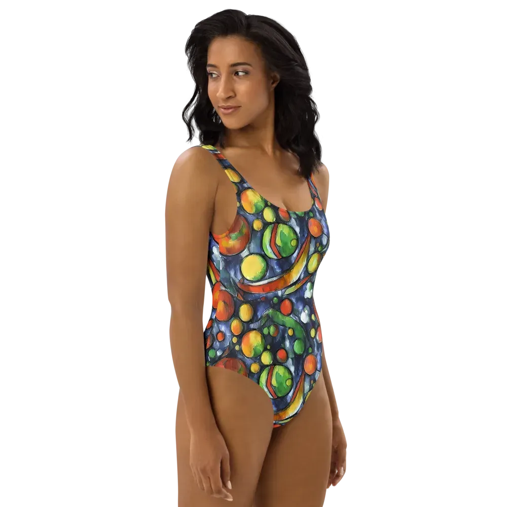 Jewel Tide on One-Piece Swimsuit — Right