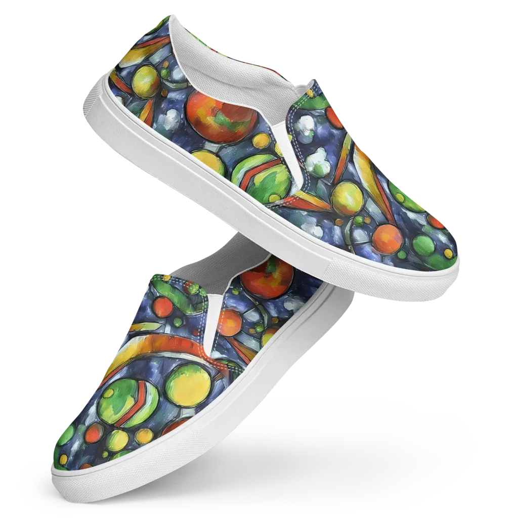 Jewel Tide on Women's Slip-On Canvas Shoes — Front