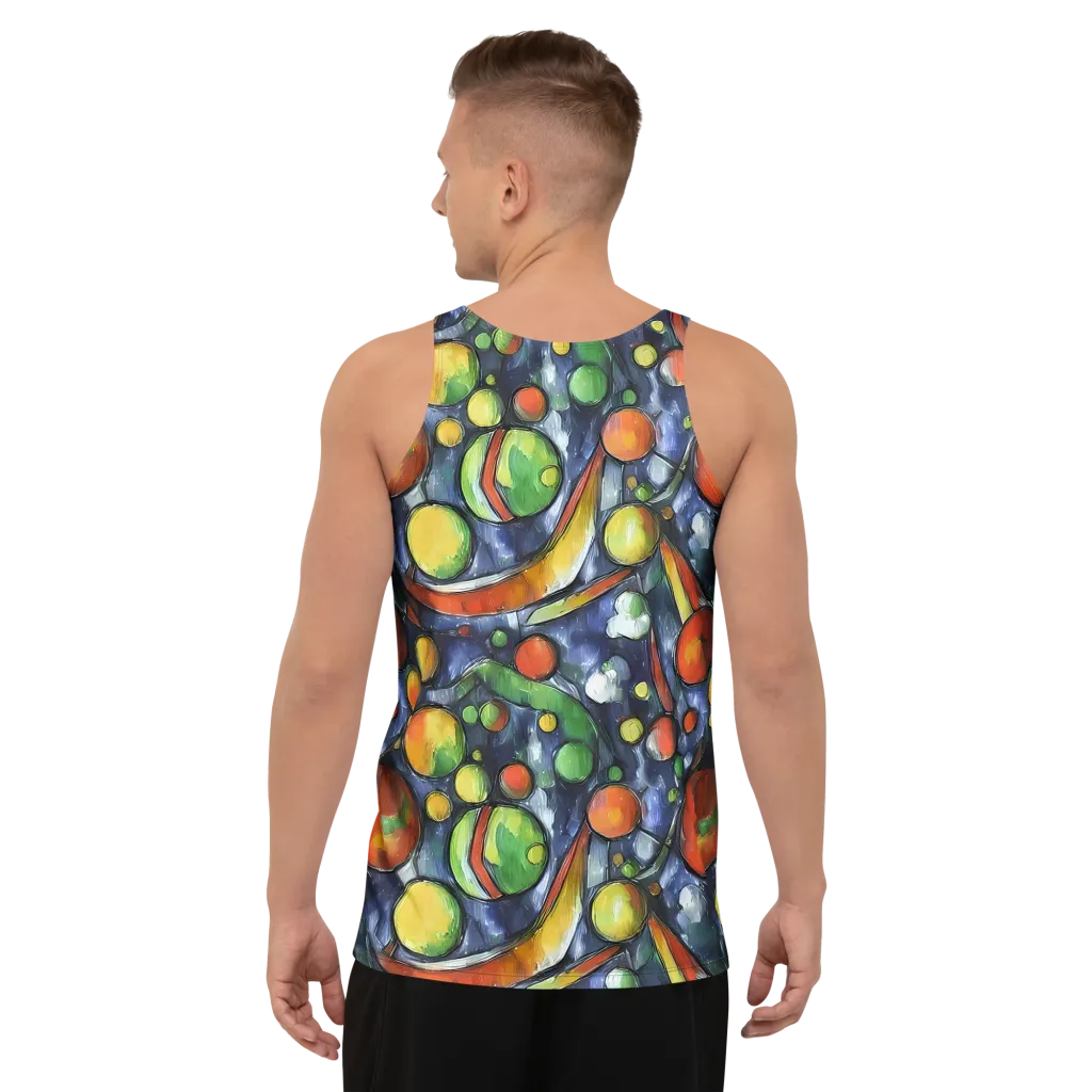 Jewel Tide on Men's Tank Top — Back