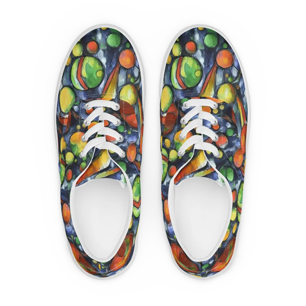 Jewel Tide on Men's Lace-Up Canvas Shoes — Front