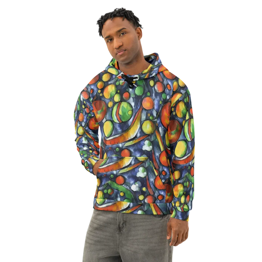 Jewel Tide on Cotton Hoodie — Left Front