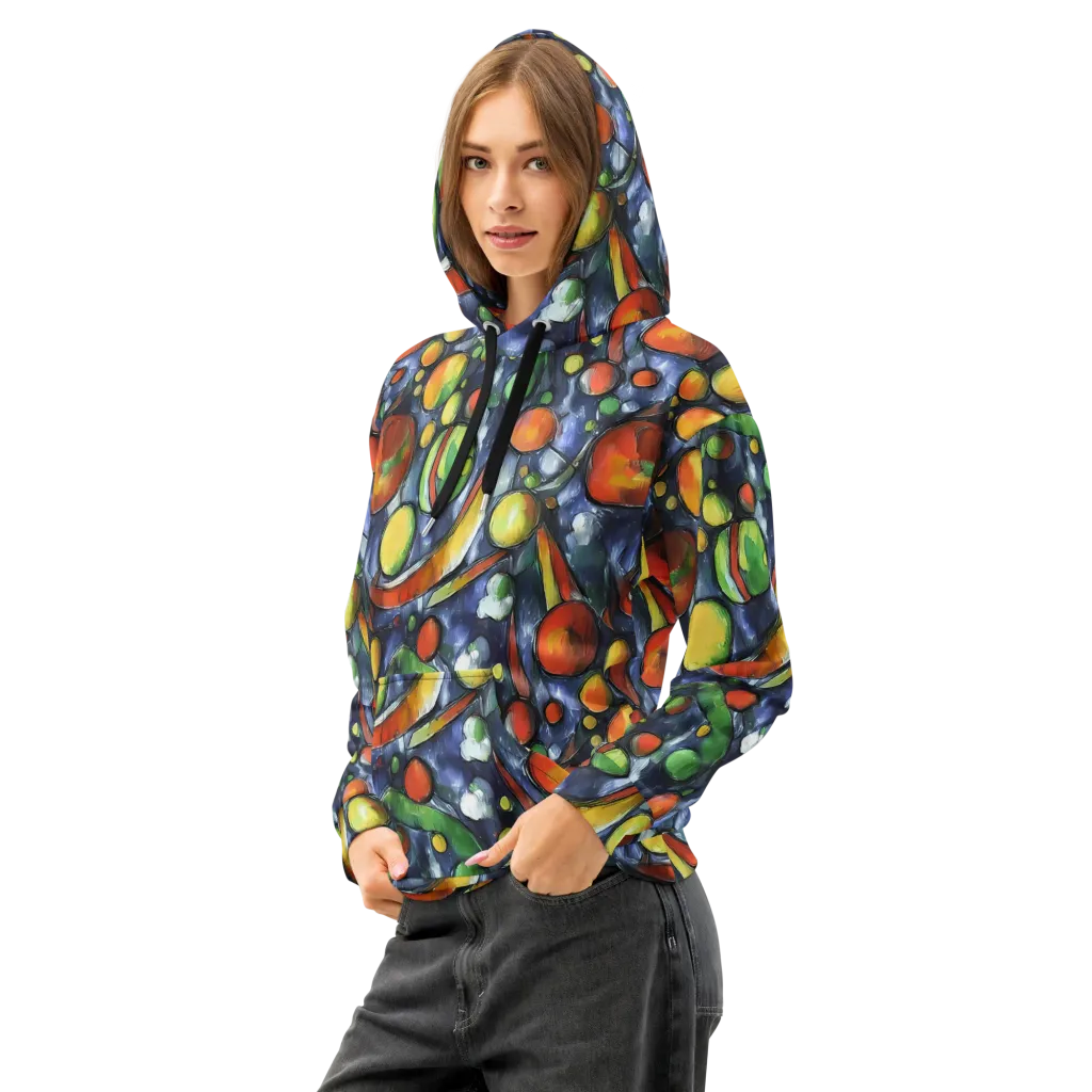 Jewel Tide on Cotton Hoodie — Left Front