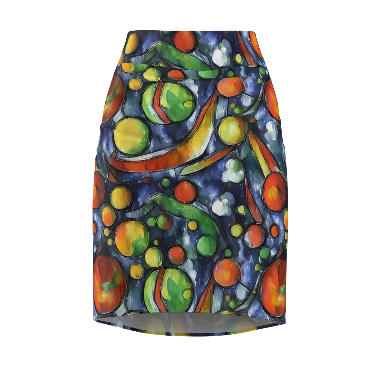 Jewel Tide on Pencil Skirt — Front