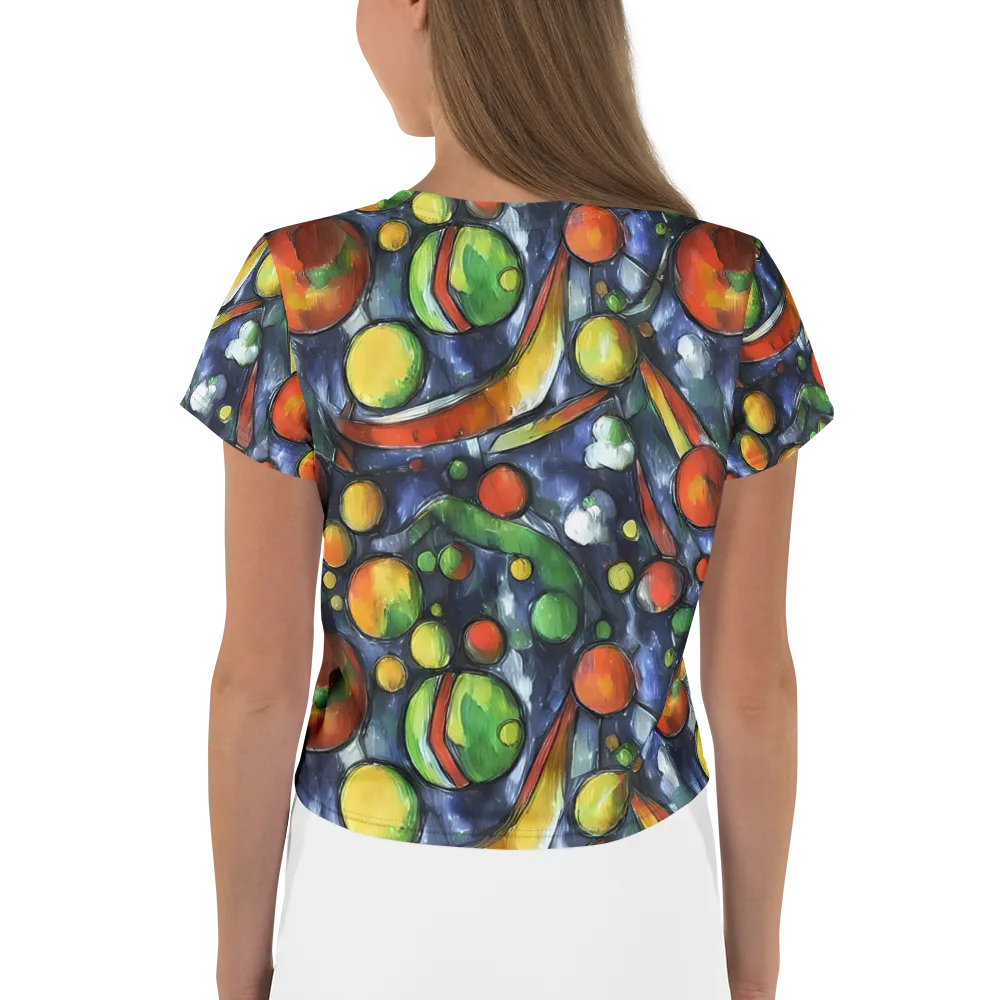 Jewel Tide on Crop Tee — Back