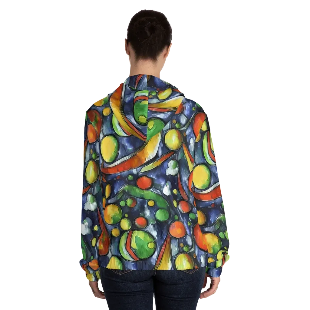 Jewel Tide on Women's Full-Zip Hoodie — Back On Person
