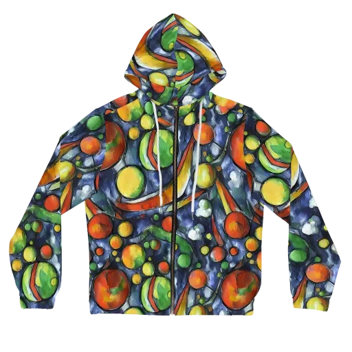 Jewel Tide on a Women's Full-Zip Hoodie