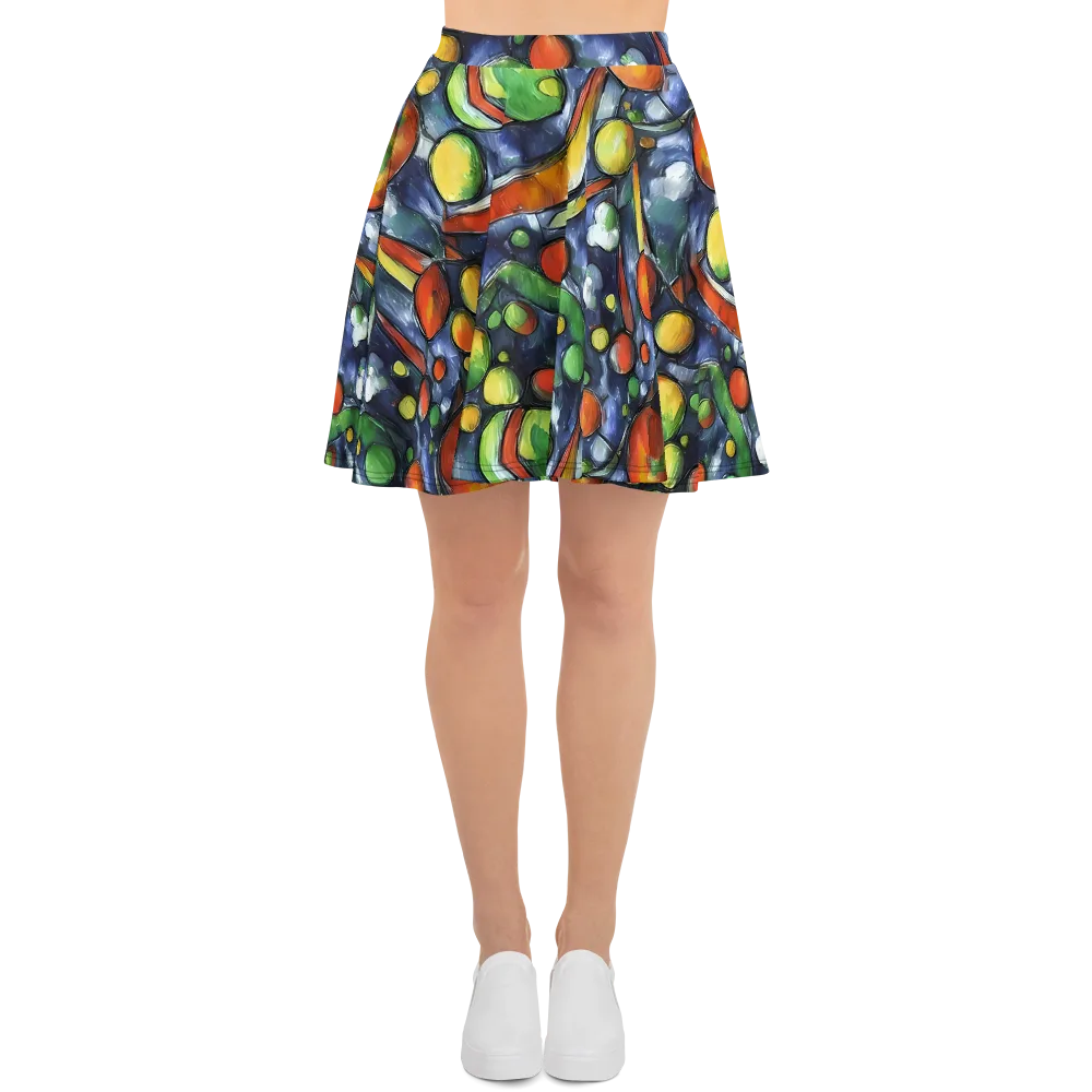 Jewel Tide on Skater Skirt — Front