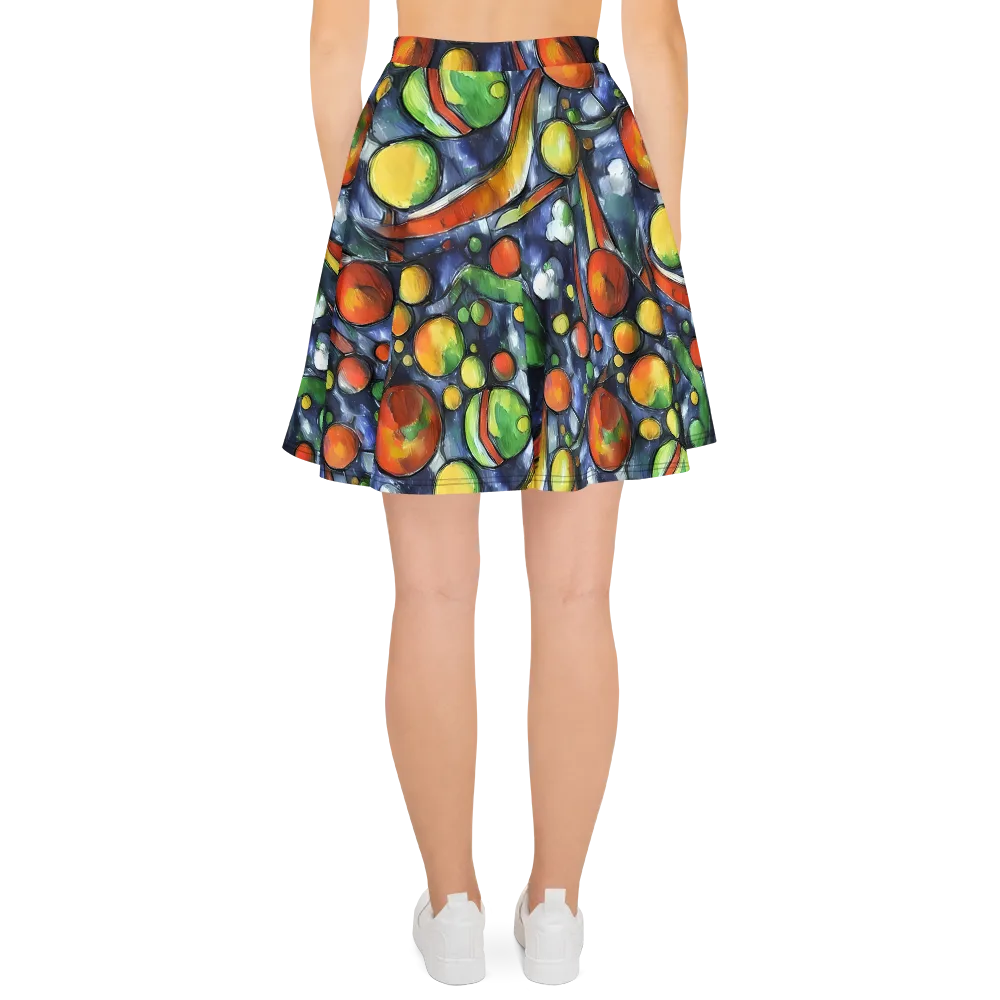 Jewel Tide on Skater Skirt — Back