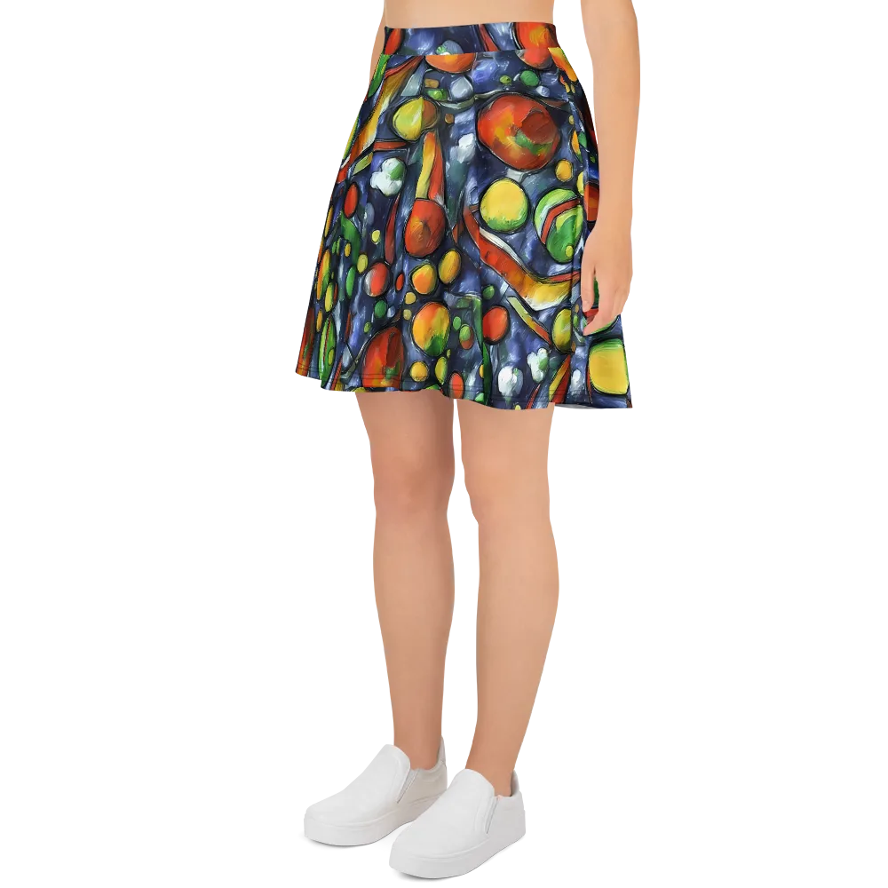 Jewel Tide on Skater Skirt — Left