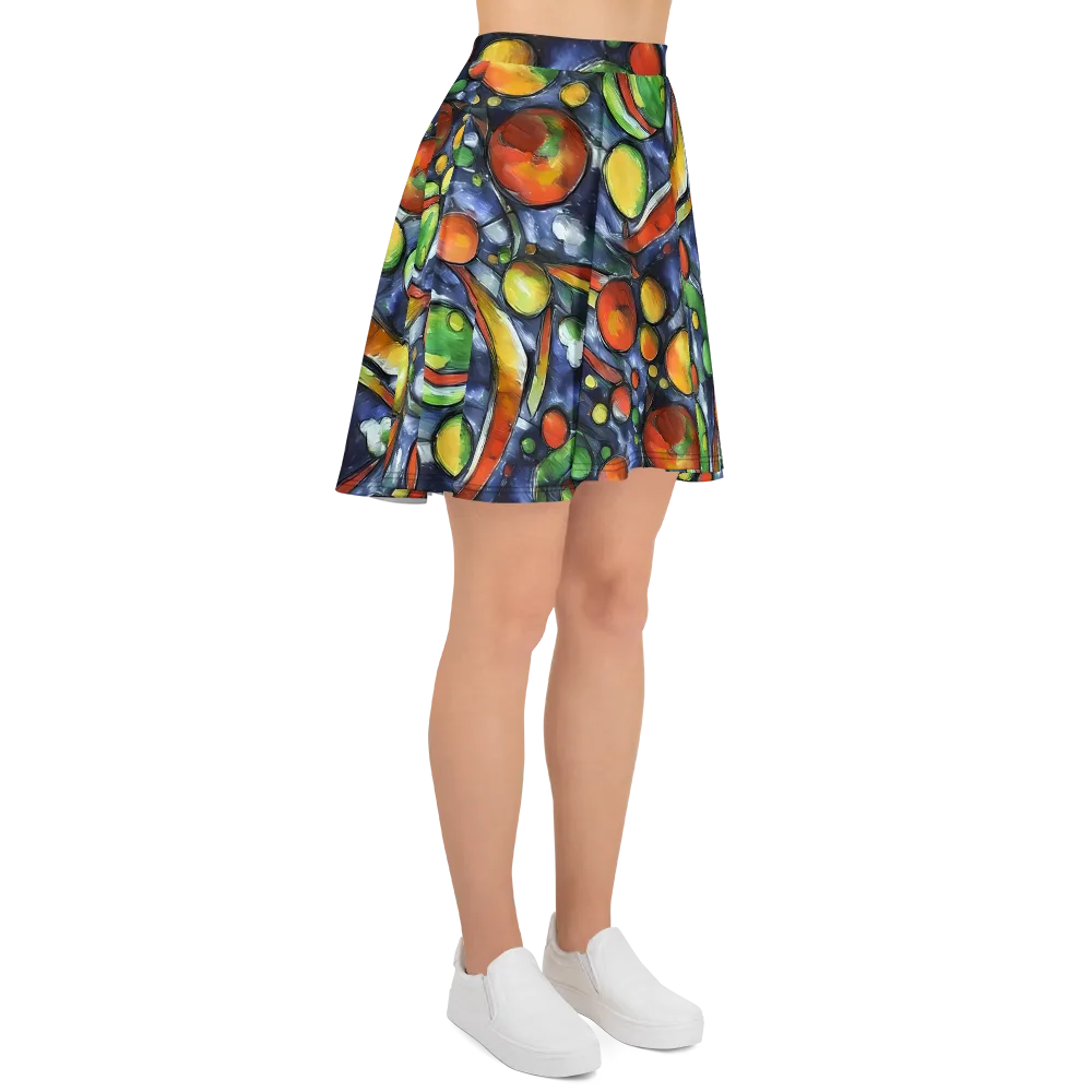Jewel Tide on Skater Skirt — Right