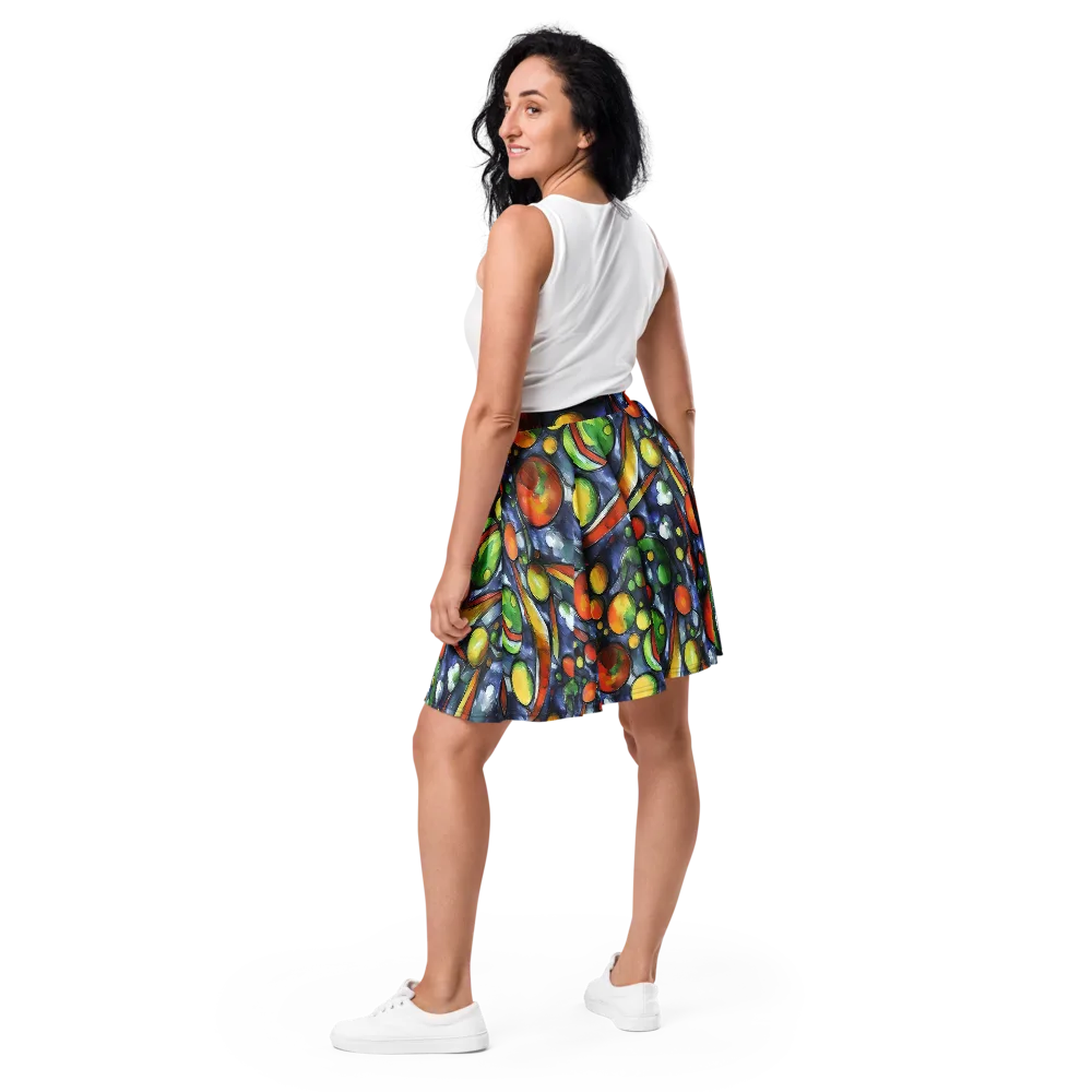 Jewel Tide on Skater Skirt — Back