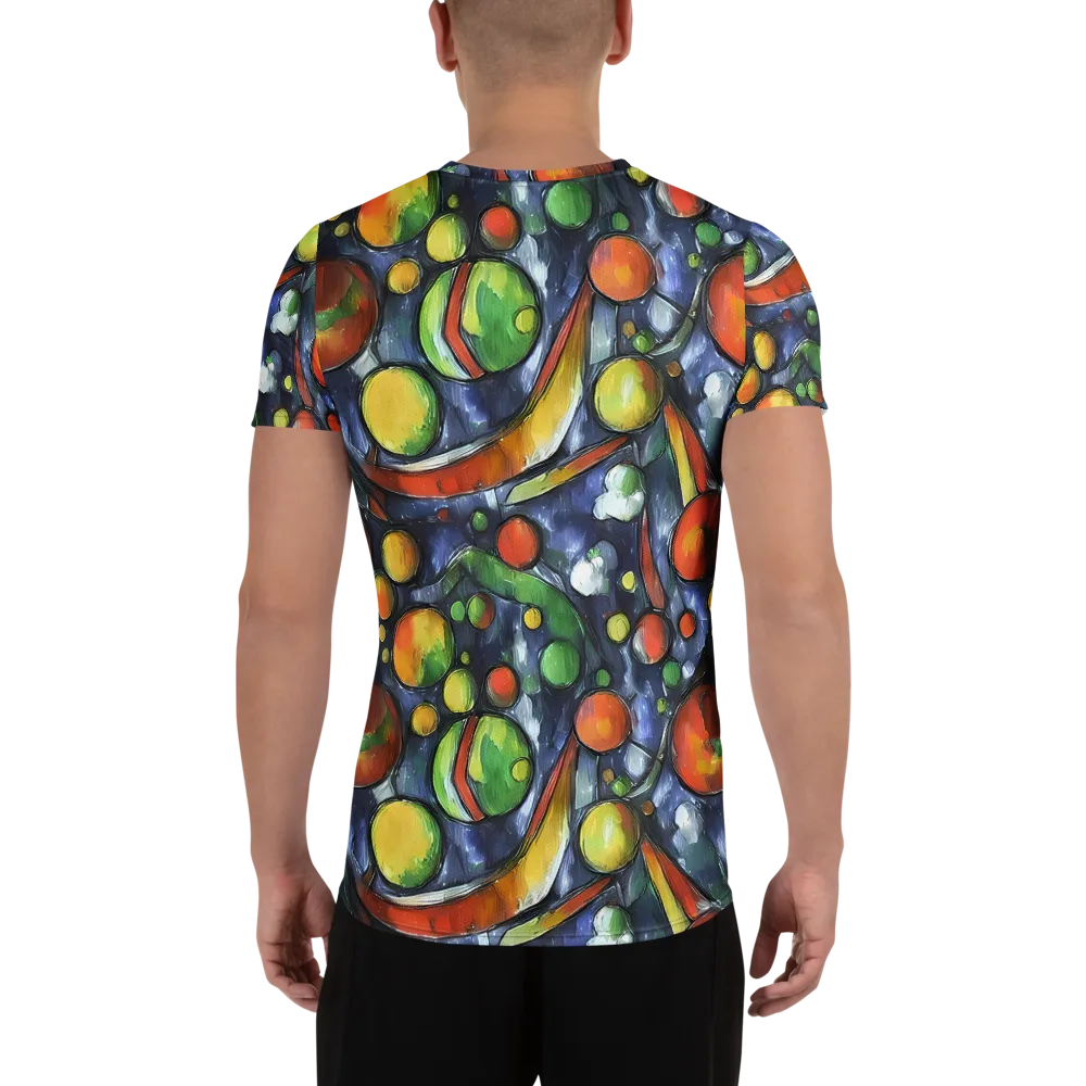 Jewel Tide on Men's Athletic T-Shirt — Back