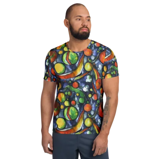 Jewel Tide on a Men's Athletic T-Shirt