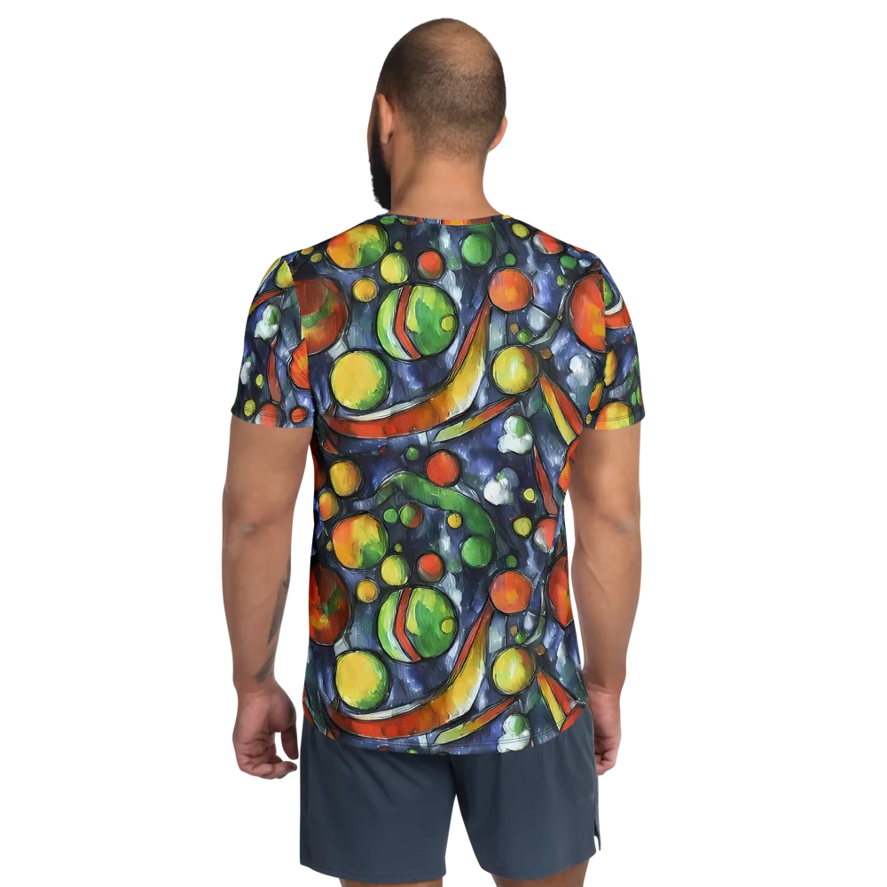 Jewel Tide on Men's Athletic T-Shirt — Back