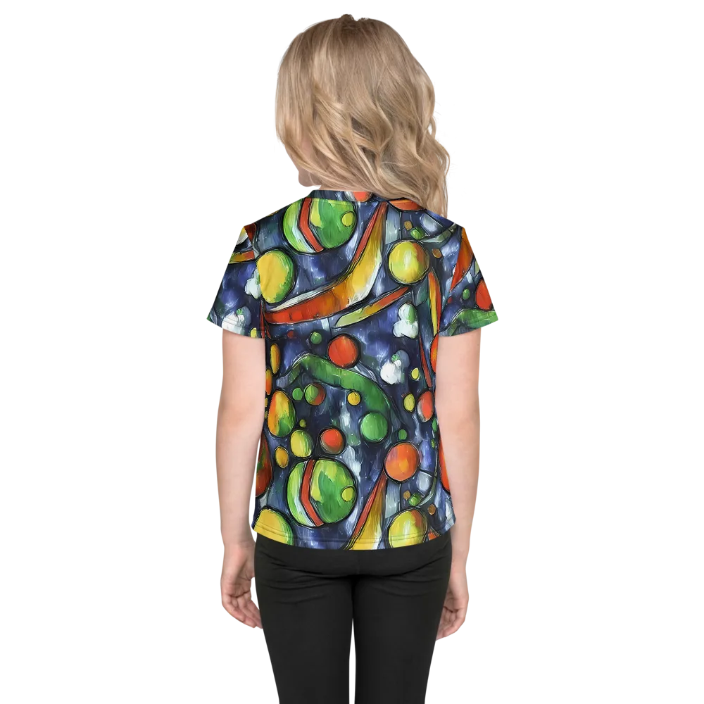 Jewel Tide on Kids Crew Neck T-Shirt — Back