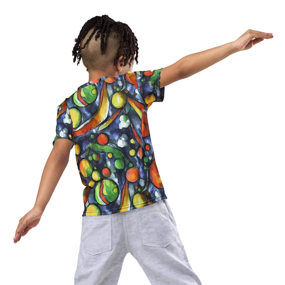 Jewel Tide on Kids Crew Neck T-Shirt — Back