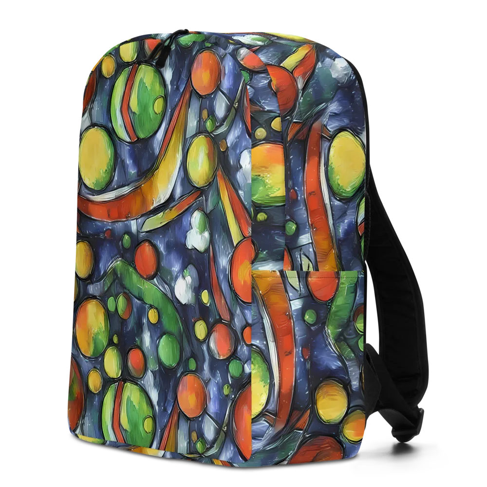 Jewel Tide on Minimalist Backpack — Left
