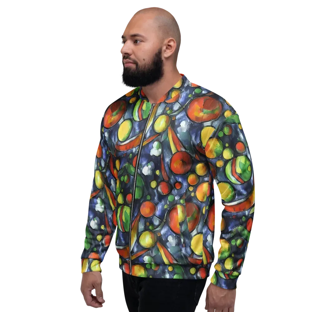 Jewel Tide on Bomber Jacket — Left