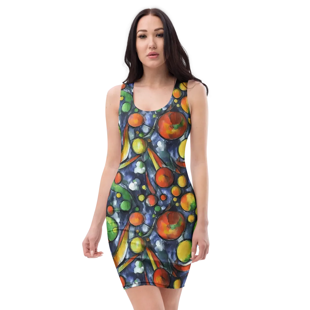Jewel Tide on Bodycon Dress — Front