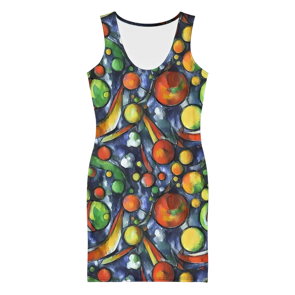 Jewel Tide on Bodycon Dress — Front