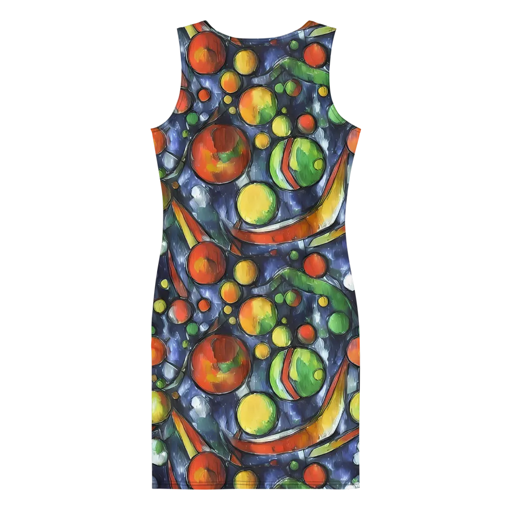 Jewel Tide on Bodycon Dress — Back