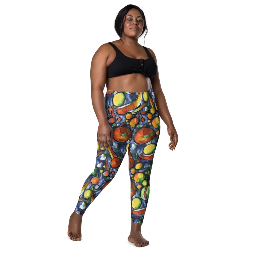 Jewel Tide on Leggings with Pockets — Front