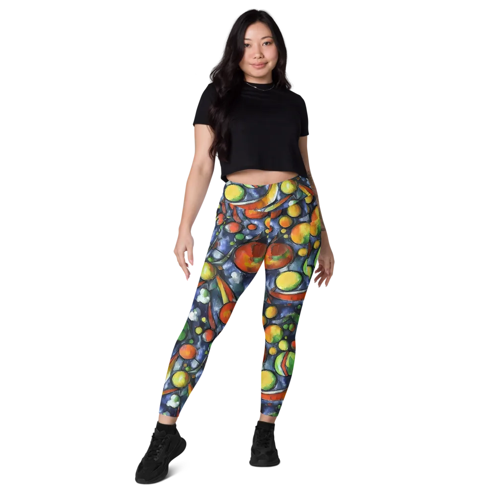 Jewel Tide on Leggings with Pockets — Front