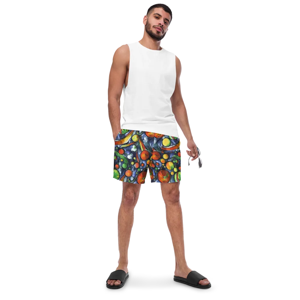 Jewel Tide on Swim Trunks — Front
