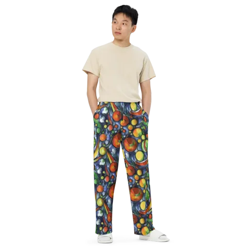 Jewel Tide on a Wide-Leg Pants
