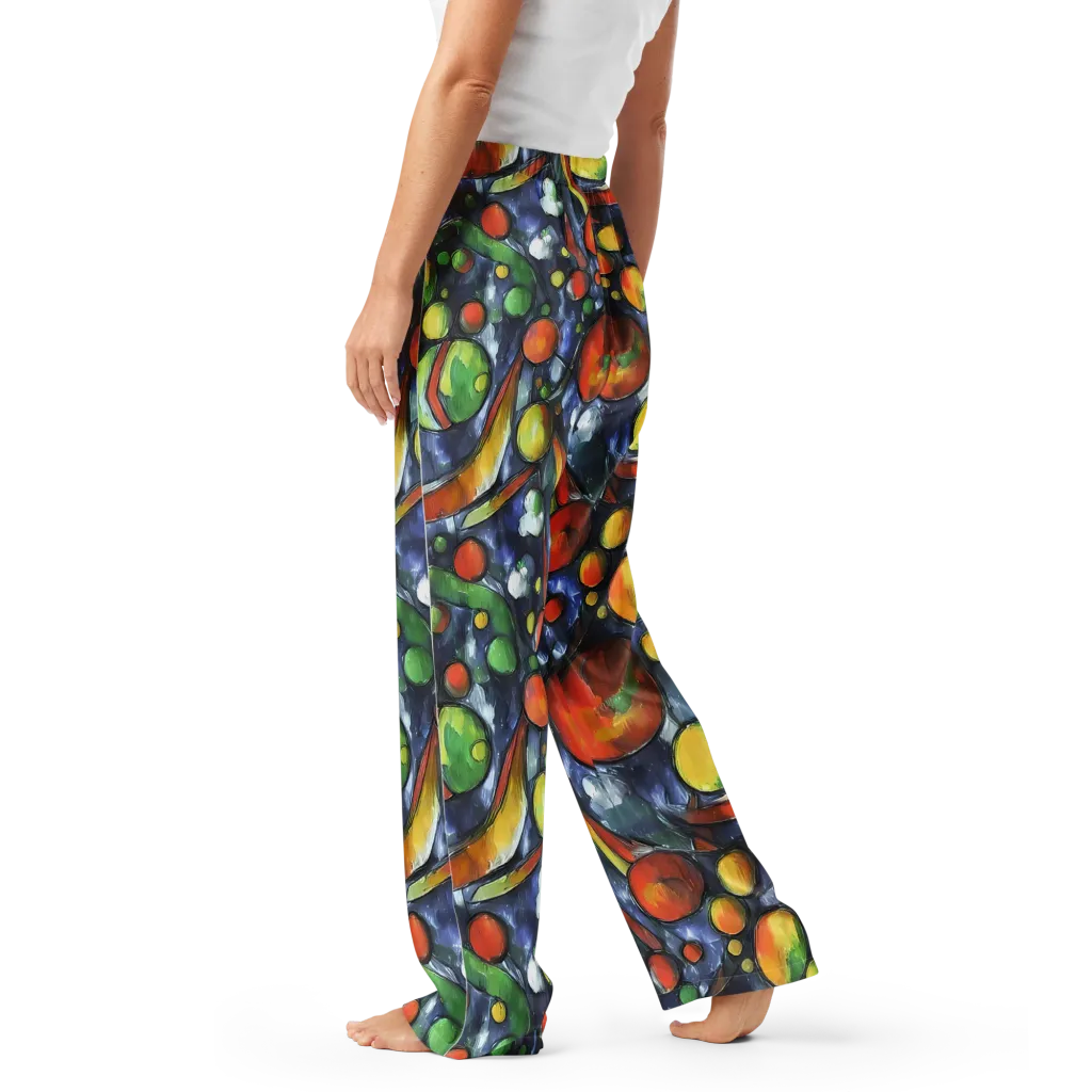 Jewel Tide on Women's Pajama Pants — Left