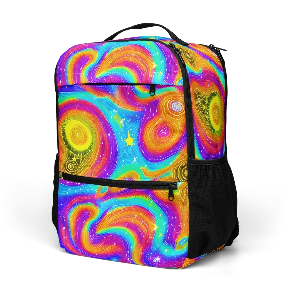Color Cyclone on Utility Backpack — Left Front