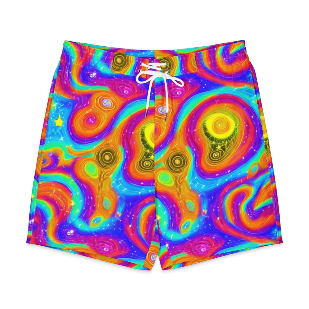 Color Cyclone on Men's Board Shorts — Front